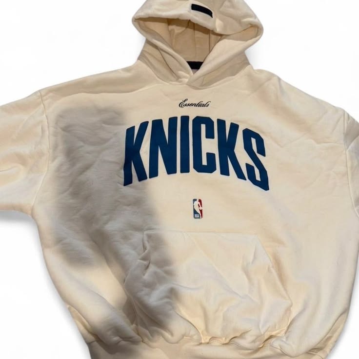  New York Knicks x Essentials Cream Hoodie
